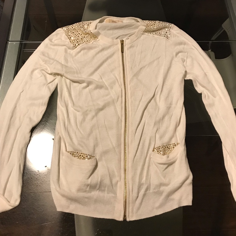 Michael Kors zip up cardigan